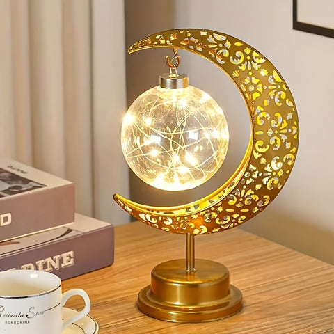 Crescent Moon LED Table Lamp