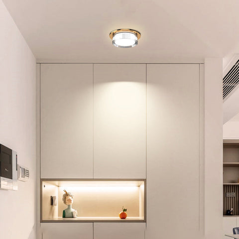 Mini Crystal LED Ceiling Light for Hallway or Entry