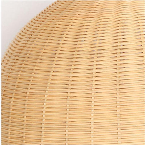 Tapered Rattan Basket Pendant Light