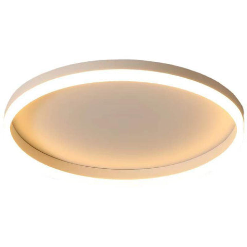 Circular LED Flush Mount Ceiling Light with Ring Design