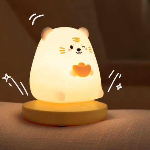 Silicone Animal Night Light with USB Rechargeable LED — product view
