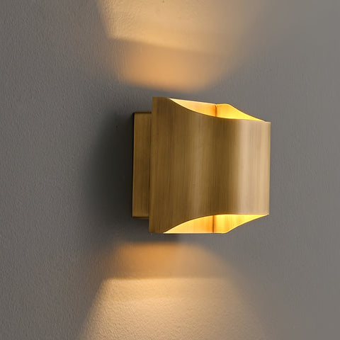 Brass Up and Down Wall Sconce