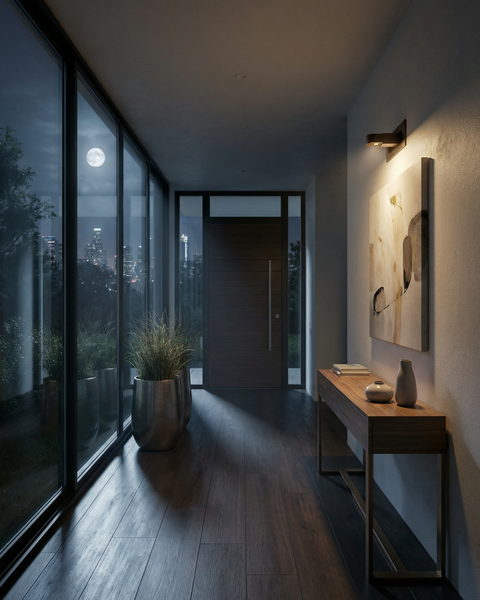 Minimalist Bedroom Wall Light with Focused Ambient Glow