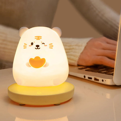 Silicone Animal Night Light with USB Rechargeable LED — product view