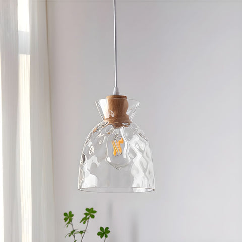 Pendant Light with Clear Glass Shade