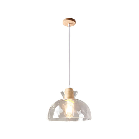 Pendant Light with Clear Glass Shade