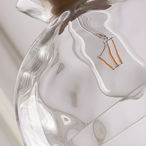 Pendant Light with Clear Glass Shade