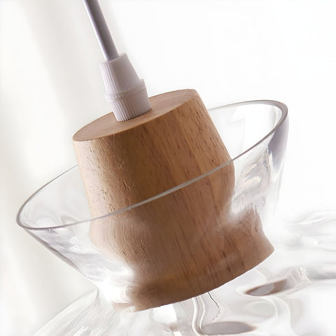 Pendant Light with Clear Glass Shade