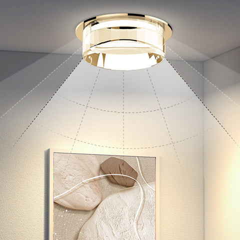 Mini Crystal LED Ceiling Light for Hallway or Entry