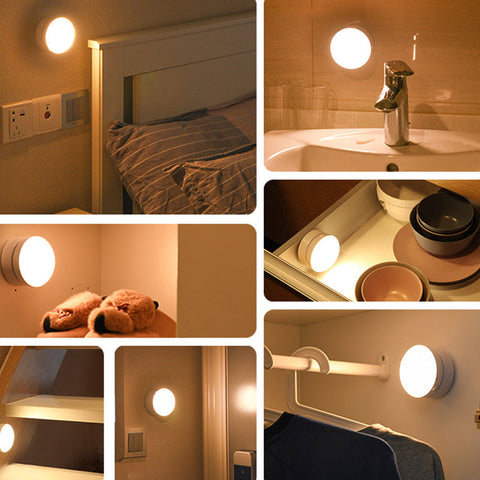 Rechargeable Mini Acrylic LED Wall Light for Bedside