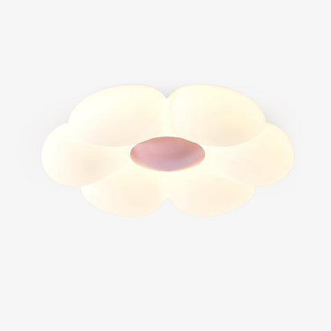 Blooming Flower Ceiling Lamp with Six-Petal Design