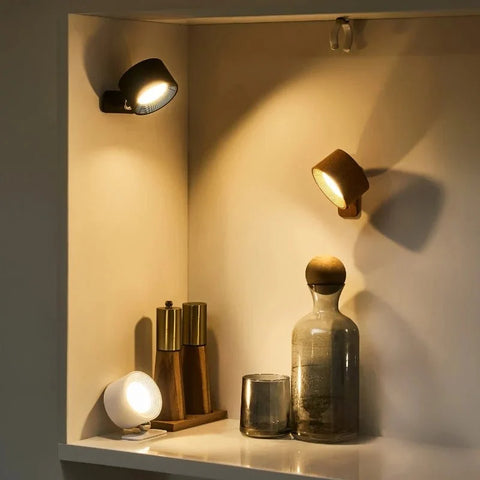 Cordless Magnetic Wall Light with 360-Degree Rotation