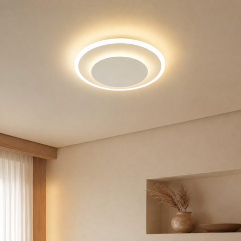 Modern LED Ceiling Light with Adjustable Color Temperature Control