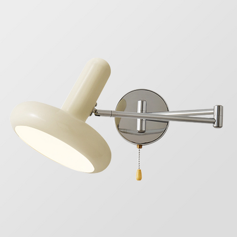 Iron Swing-Arm Wall Sconce with Directional Shade