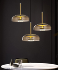 Glass LED Pendant Light with Color Options