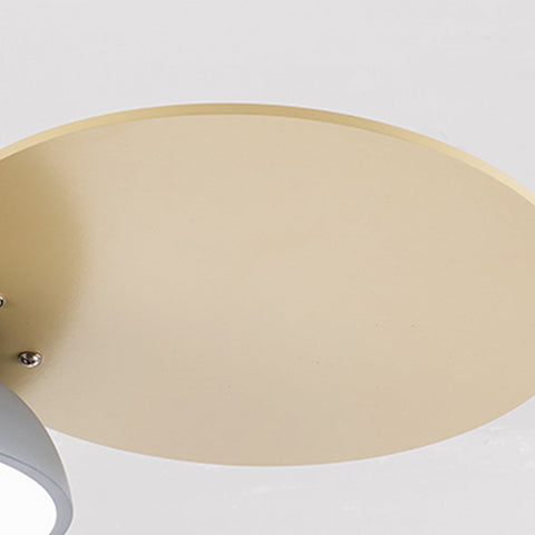 Ceiling Fan with Wood Blades and Integrated LED Light