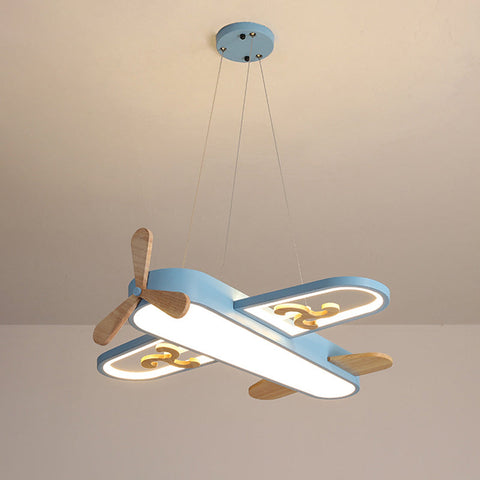 Airplane LED Pendant Light for Kids' Rooms