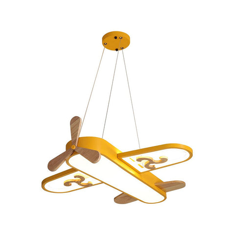 Airplane LED Pendant Light for Kids' Rooms
