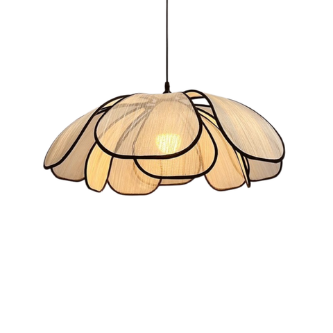 Wooden Petal Pendant Light