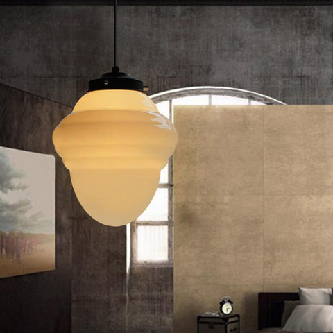 Frosted Glass Pendant Light Series with Adjustable Cord