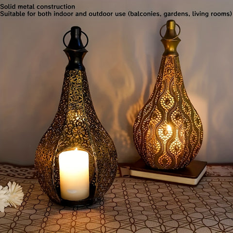 Moroccan Metal Lantern Table Lamp