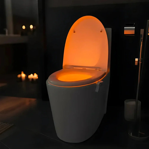 Motion Sensor Toilet Night Light with Eight Color Modes