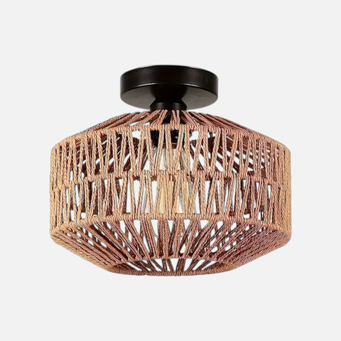 Mini Bohemian Woven Chandelier