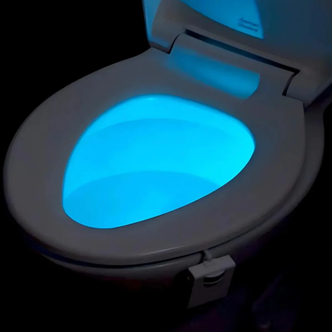 Motion Sensor Toilet Night Light with Eight Color Modes