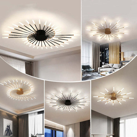 Starburst Multi-Arm LED Ceiling Light