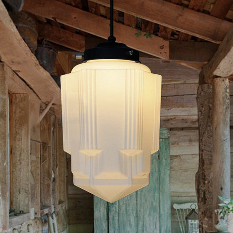 Frosted Glass Pendant Light Series with Adjustable Cord