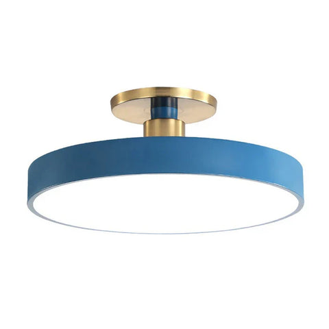Round Acrylic LED Ceiling Light with Nordic Design
