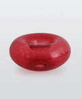 Amber Glass Globe Flush-Mount Ceiling Light