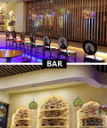 3D Firework Glass Pendant Light with Textured Globe Shade — product view