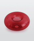 Amber Glass Globe Flush-Mount Ceiling Light