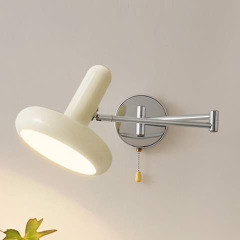 Iron Swing-Arm Wall Sconce with Directional Shade