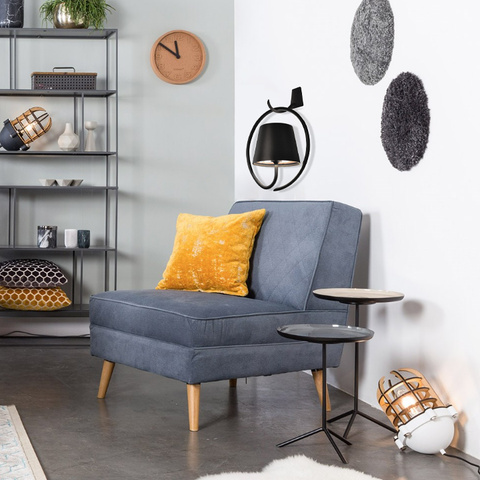 Rechargeable LED Pendant Lamp with Circular Frame, Touch Dimming and Warm Light