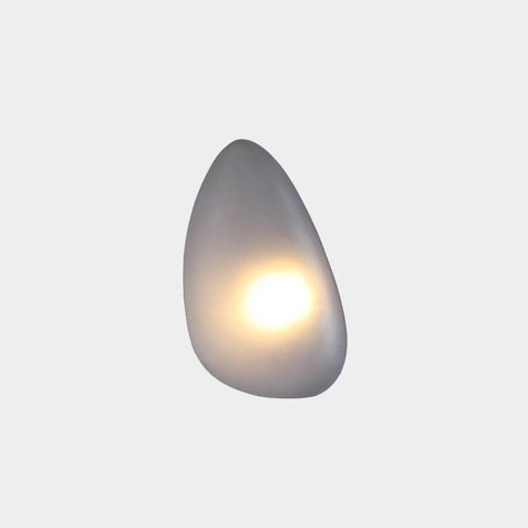 Hand-Blown Bubble Glass Wall Lamp with Sculptural Shade