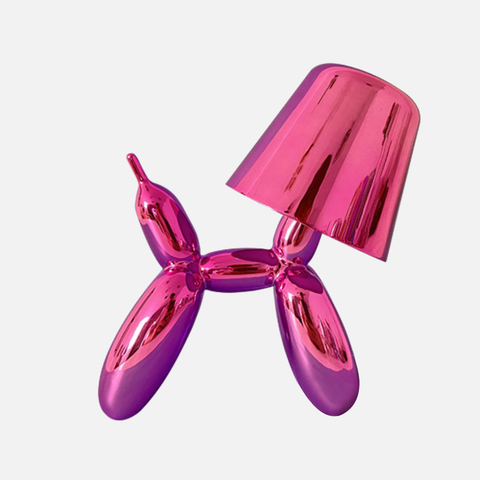 Cordless LED Balloon Dog Table Lamp with Touch Control and Dimming