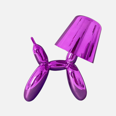 Cordless LED Balloon Dog Table Lamp with Touch Control and Dimming