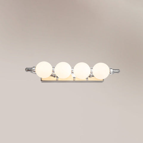 LED Vanity Mirror Light with Globe Shades