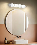 LED Vanity Mirror Light with Globe Shades