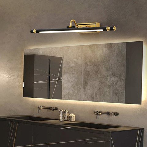 Modern LED Bathroom Mirror Light with Aluminum Frame and Wall Mounted Design