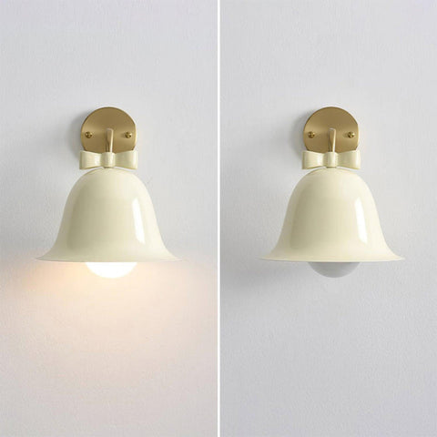 Bow-Shaped Mini Resin Wall Lamp for Bedroom or Hallway