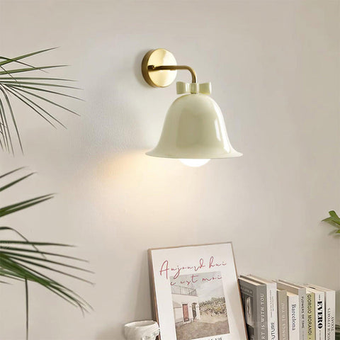 Bow-Shaped Mini Resin Wall Lamp for Bedroom or Hallway
