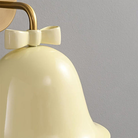 Bow-Shaped Mini Resin Wall Lamp for Bedroom or Hallway