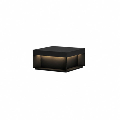 Black Box Outdoor Post Light with Weatherproof Housing