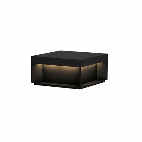 Black Box Outdoor Post Light with Weatherproof Housing