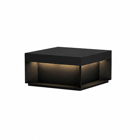 Black Box Outdoor Post Light with Weatherproof Housing