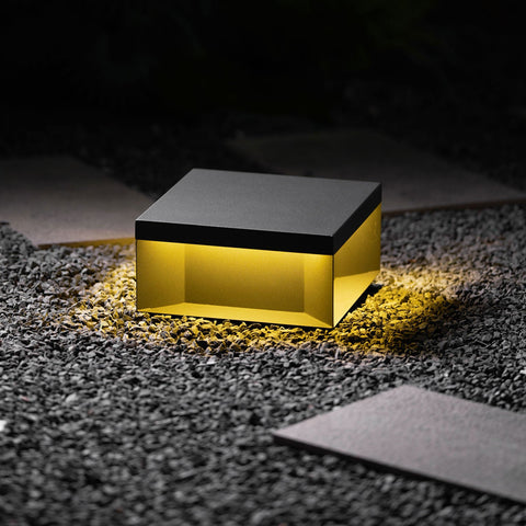 Black Box Outdoor Post Light with Weatherproof Housing