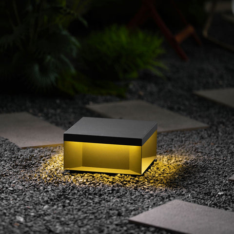 Black Box Outdoor Post Light with Weatherproof Housing